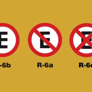 Parada e estacionamento: as placas da família R-6 não podem deixar dúvidas
