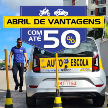 Auto Escola em Aracaju com até 50% OFF somente em abril